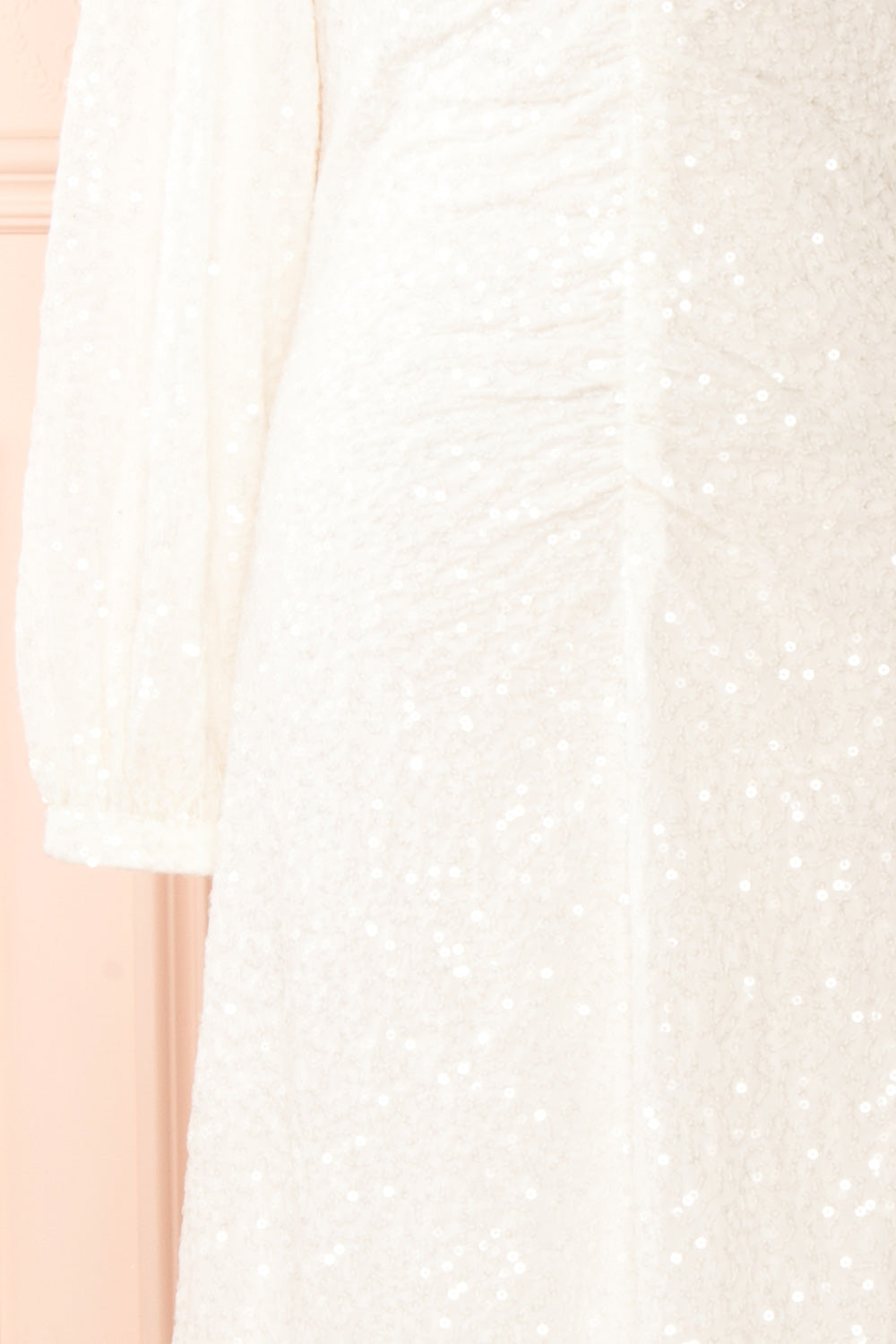 Fairlie | White Maxi Dress w/ Sequins