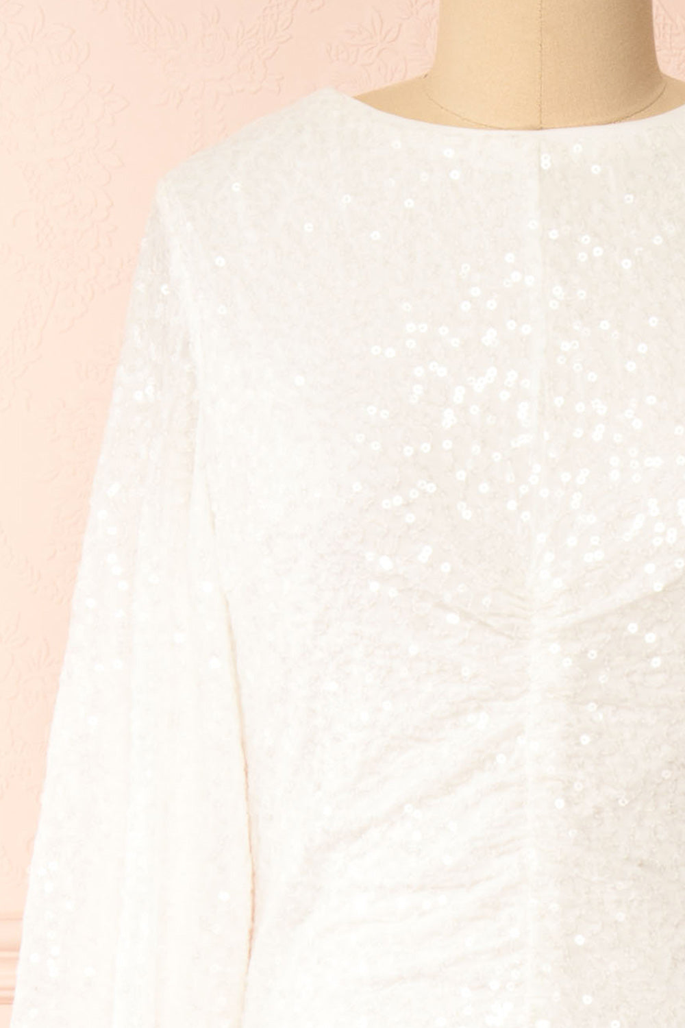 Fairlie | White Maxi Dress w/ Sequins
