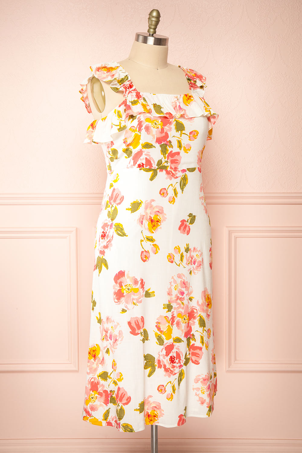 Fanella | Floral Midi Dress