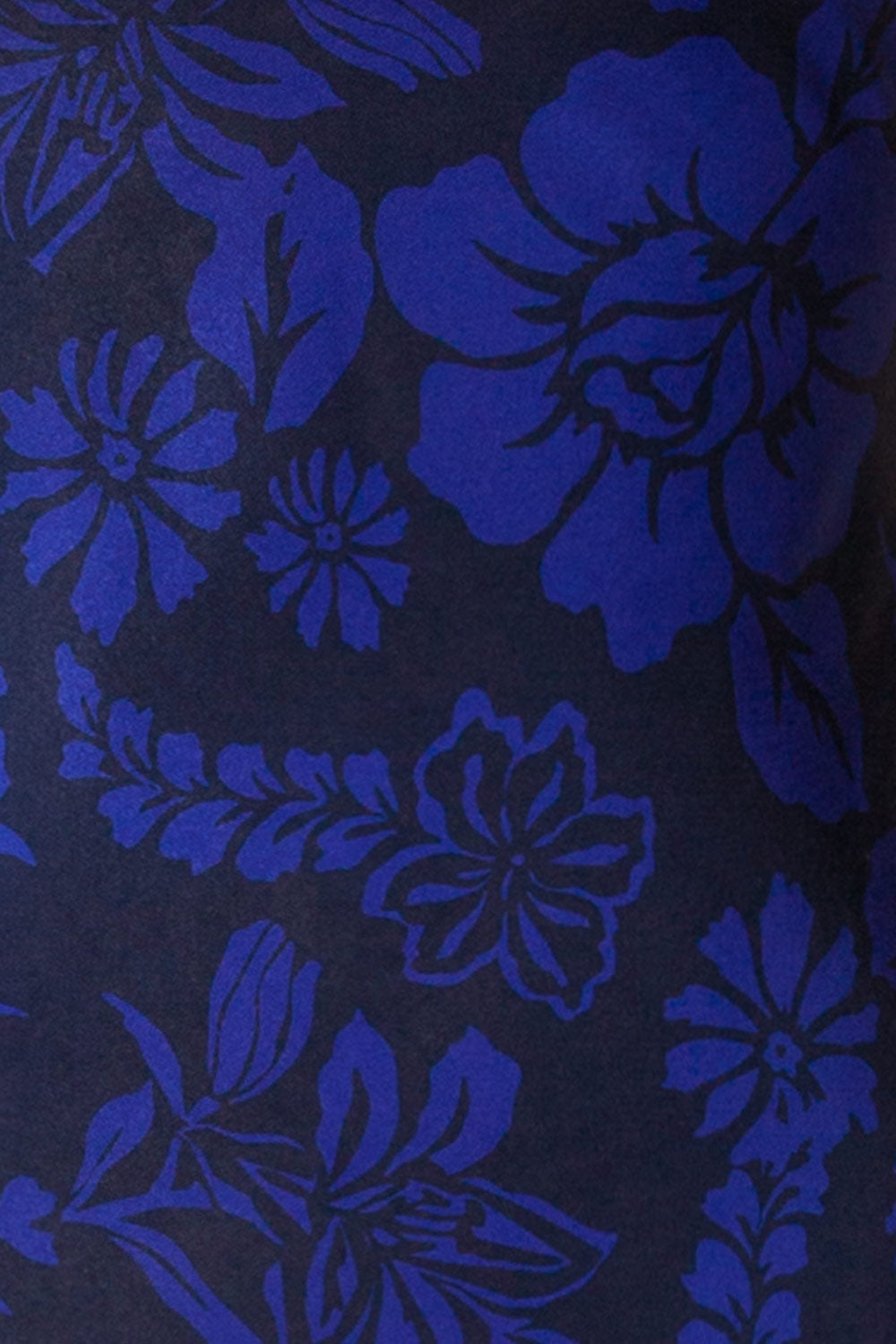 Gatlin | Long Floral Dress w/ Cowl Neck