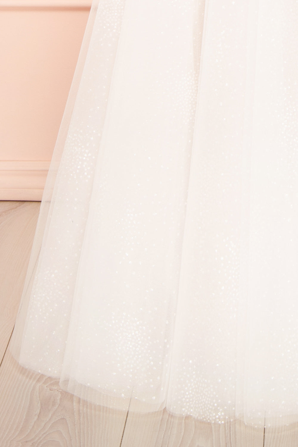 Geneva | A-line Tulle Wedding Gown with Removable Sleeves