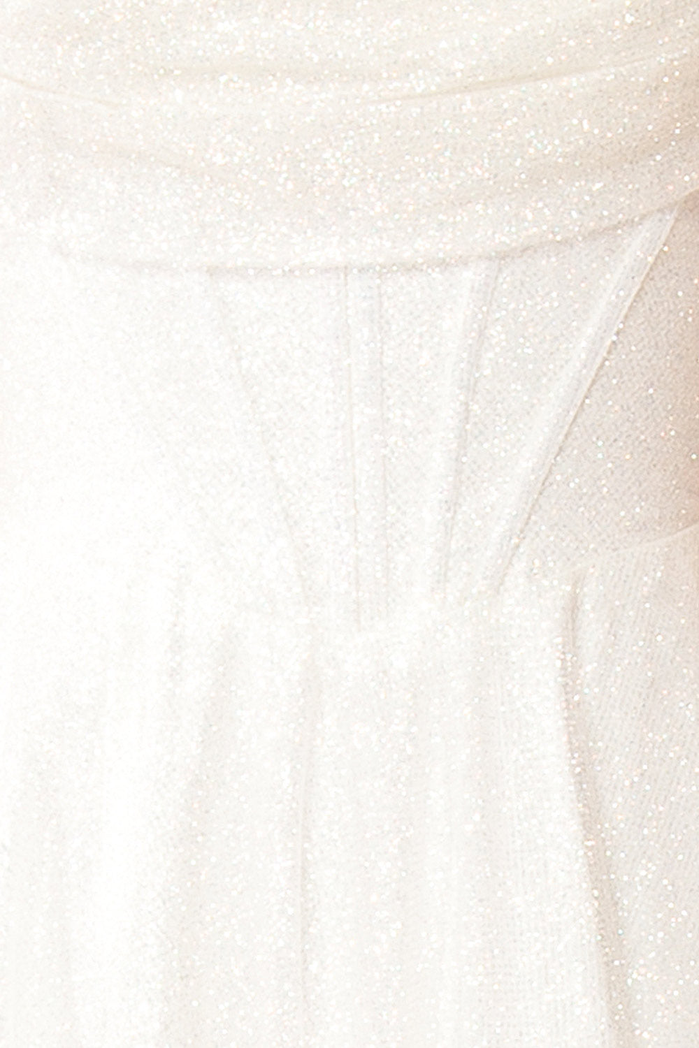 Genevieve | Sparkly Cowl Neck Wedding Dress