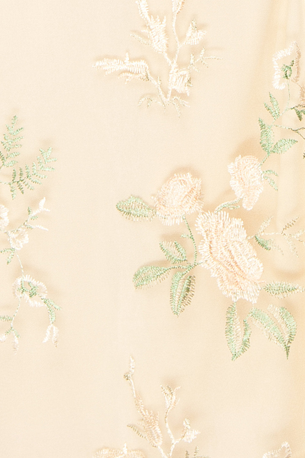 Hildred | Embroidered Midi Dress with Open Back