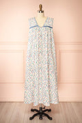 Holland | Floral Maxi Nightgown with Crochet Details by April Cornell