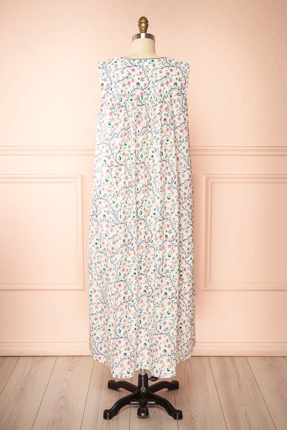 Holland | Floral Maxi Nightgown with Crochet Details by April Cornell