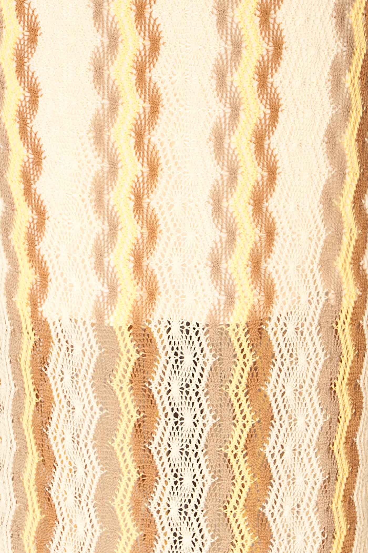 Imola | Chevron Knit Sleeveless Maxi Dress