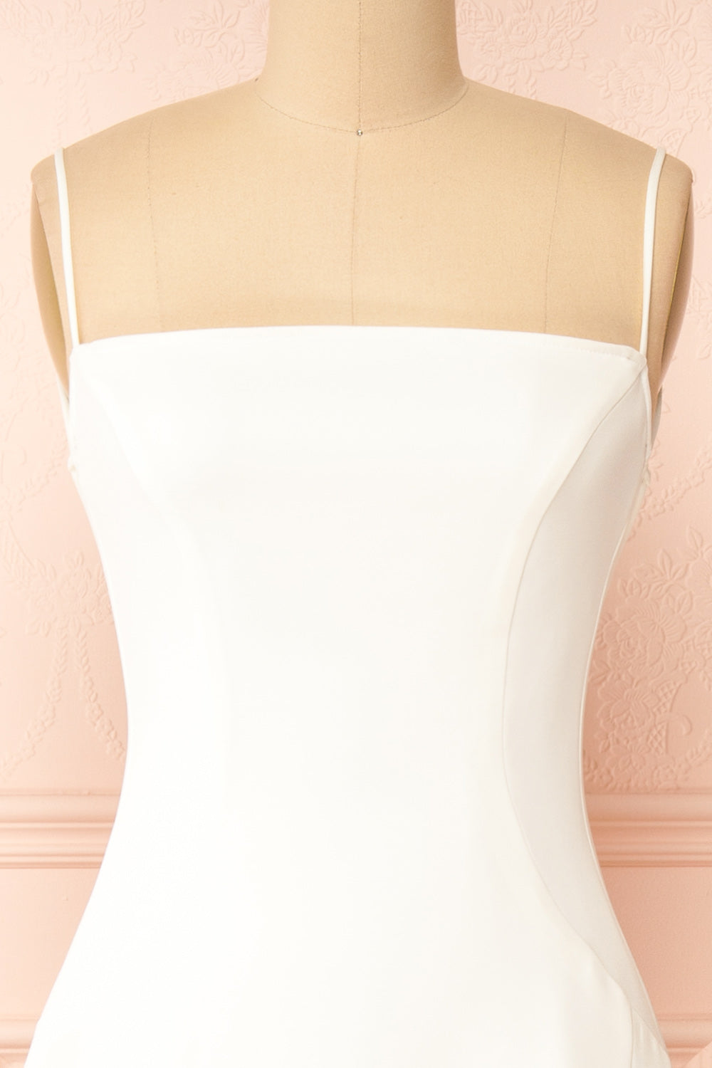 Izabella Ivory | A-line Maxi Dress with Open Back and Slit by Arti Gogna