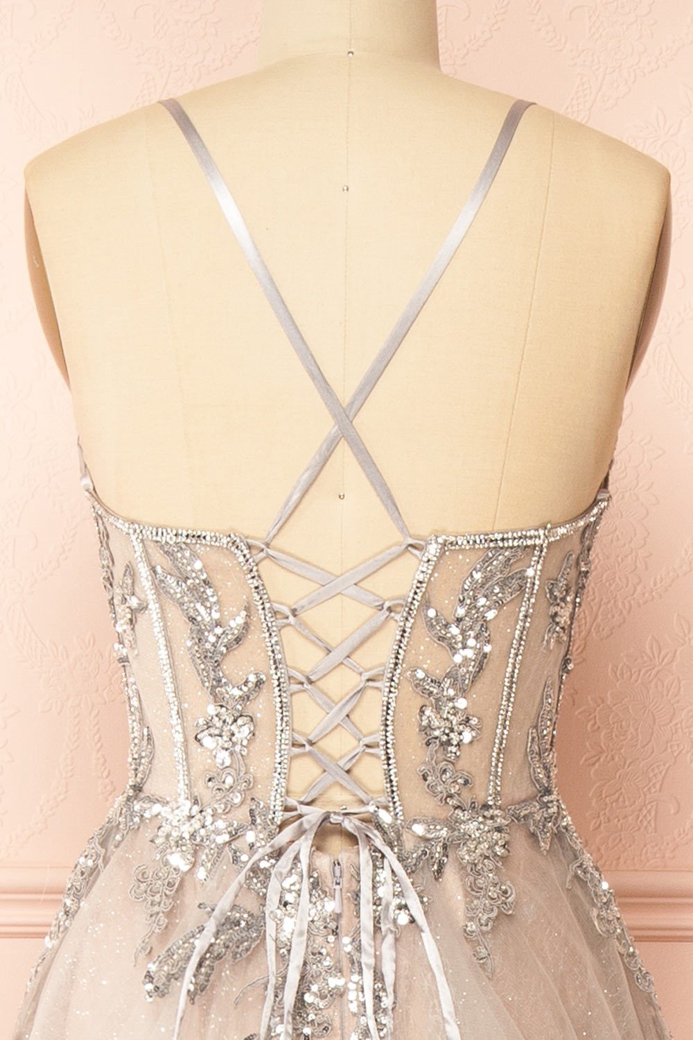Jackie | Glittery Beaded Maxi Dress