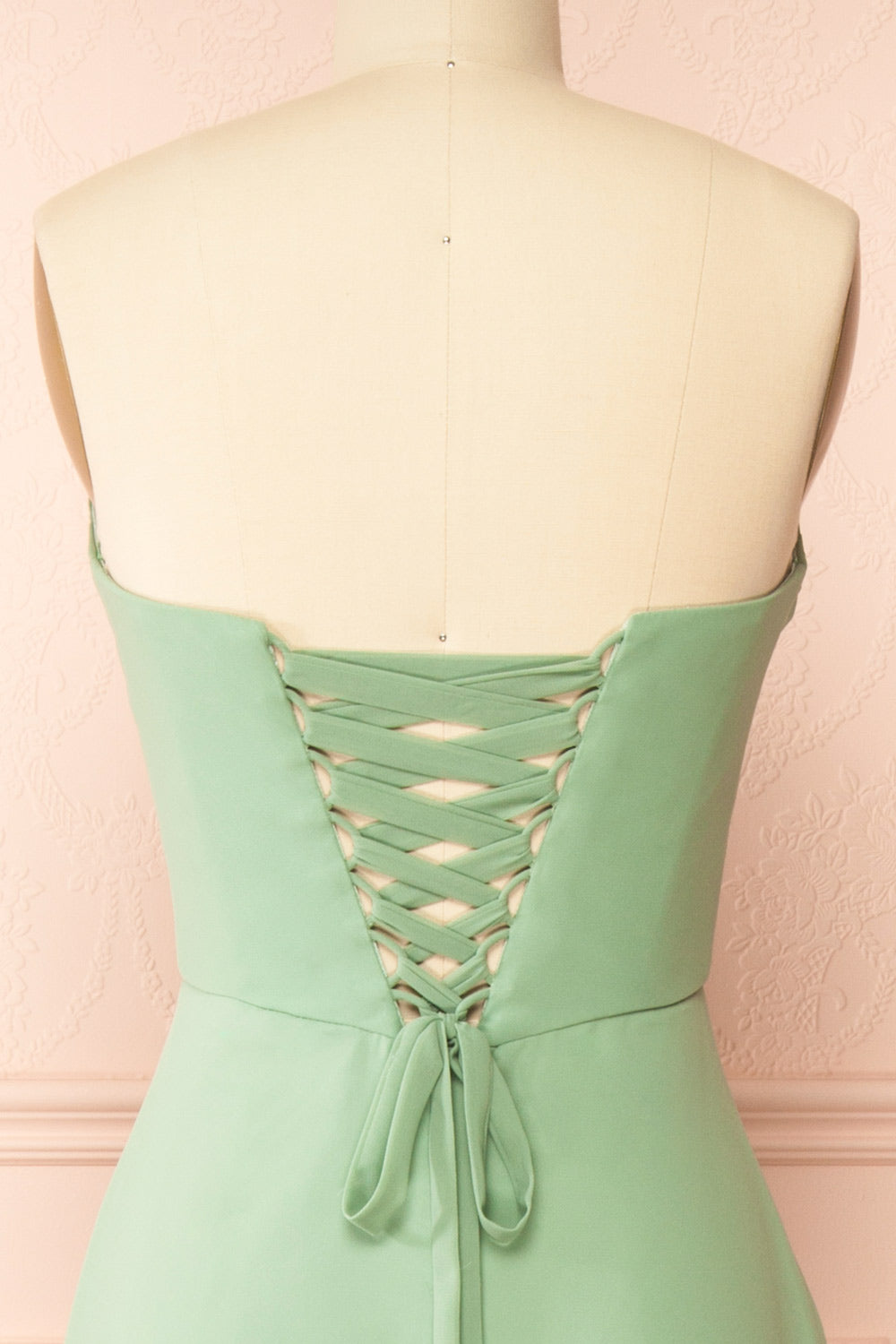 Janie Sage | Chiffon Maxi Dress with Sweetheart Neckline and Scarf