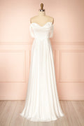 Jenifer | Maxi Off-Shoulder Wedding Dress with Slit