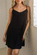 Jenette Black | Short Dress w/ Thin Straps by Dailystory