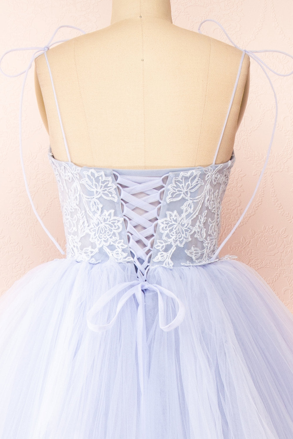 Jordina | Tiered Lavender Blue Maxi Dress