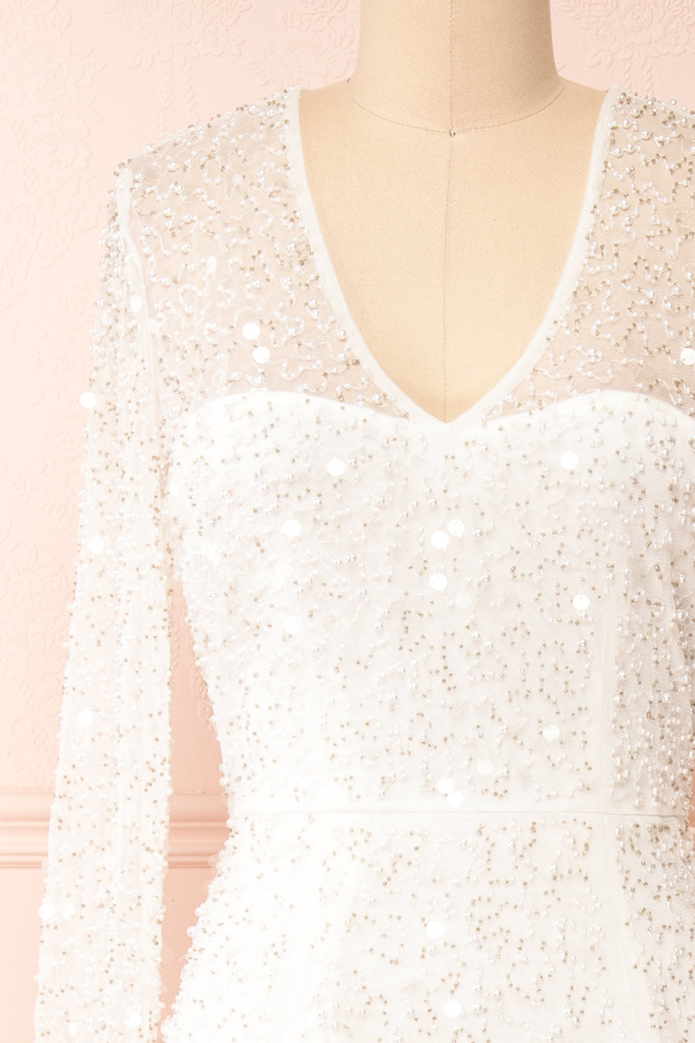 Judith | Long Sleeve Beaded Wedding Dress