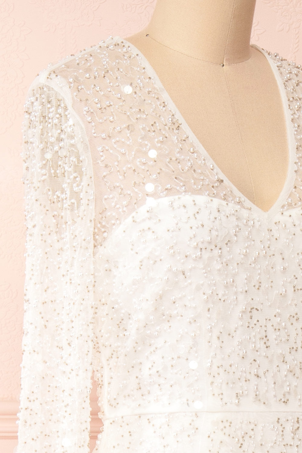 Judith | Long Sleeve Beaded Wedding Dress
