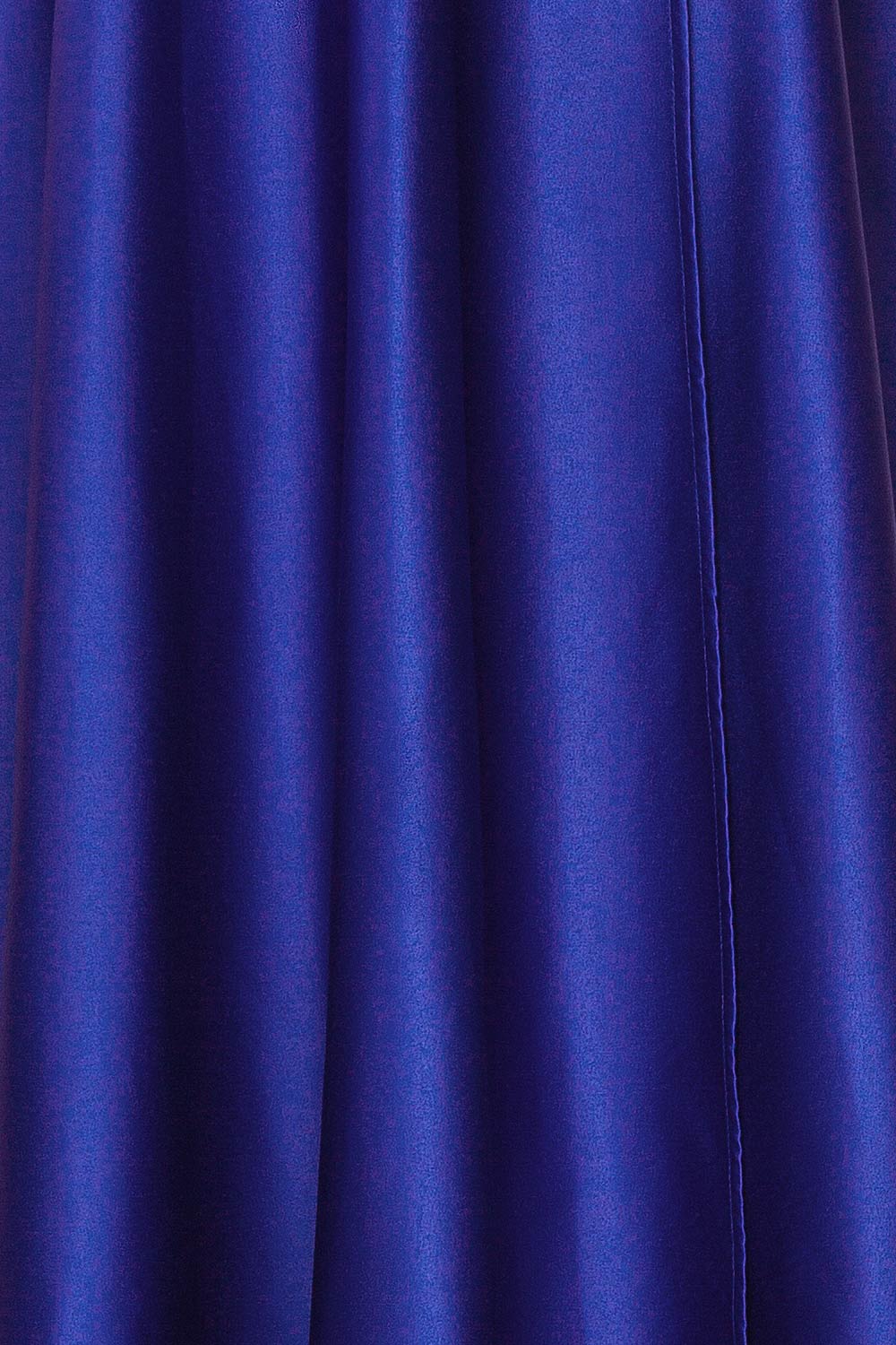 Julia Blue | Satin Maxi Dress with High Slit