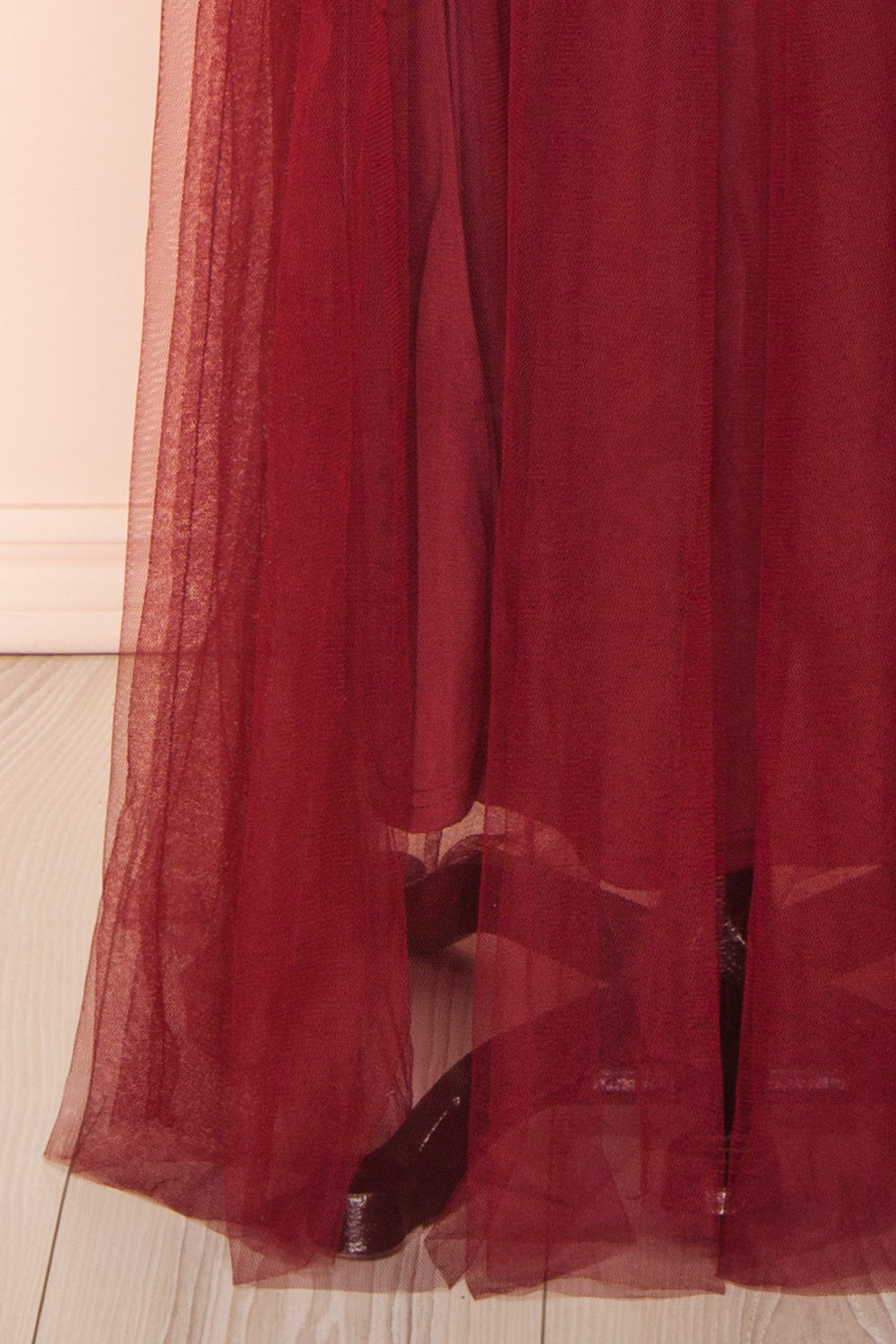 Kaia Burgundy | Sequin Gown