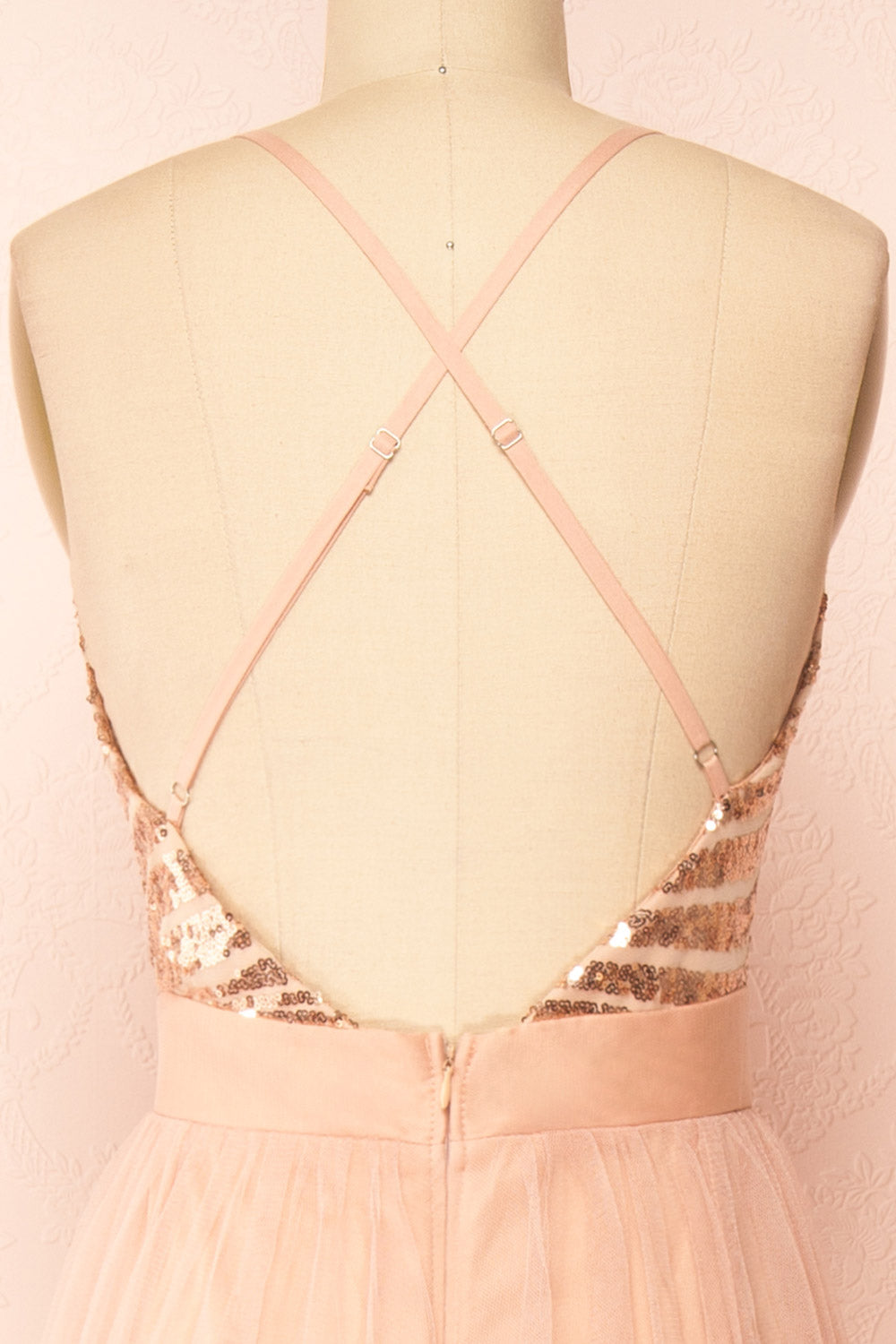 Kaia Pink | Dusty Pink Sequin Gown