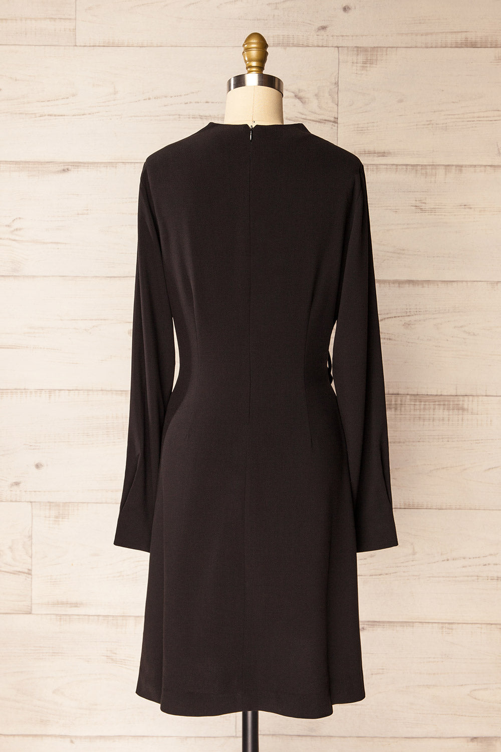 Kakina | Black Short Blazer Dress with Waist Belt