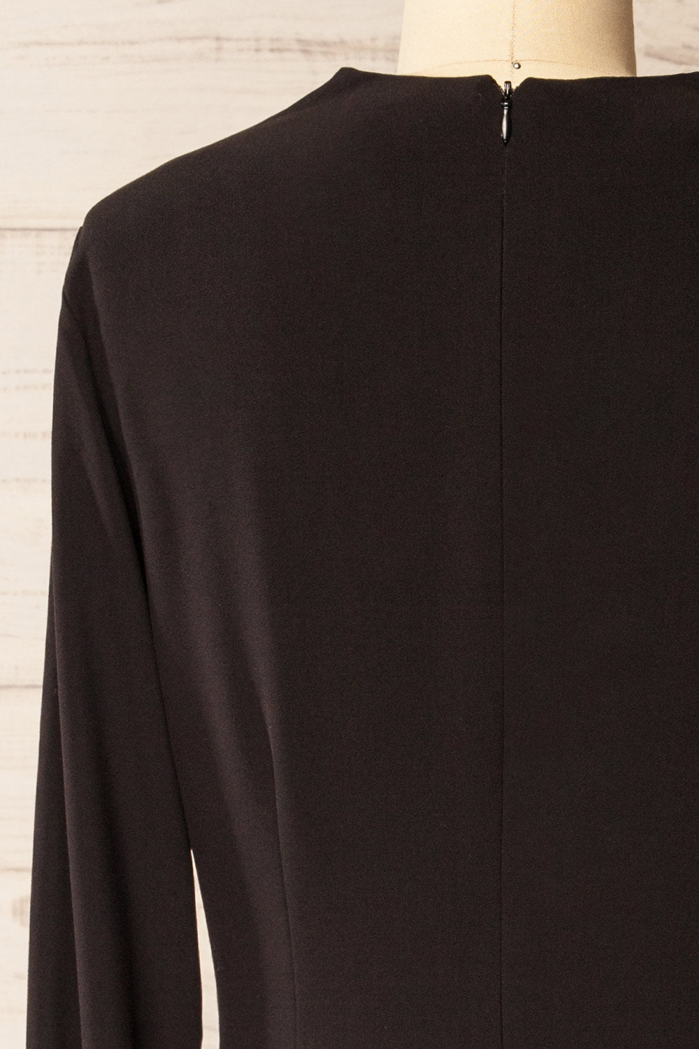 Kakina | Black Short Blazer Dress with Waist Belt