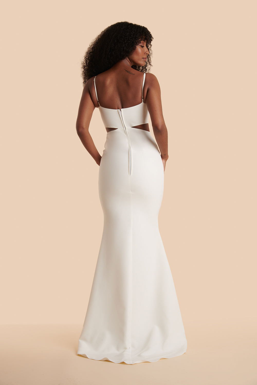 Kamilla Ivory | Maxi Mermaid Dress with Cut-Outs by Arti Gogna