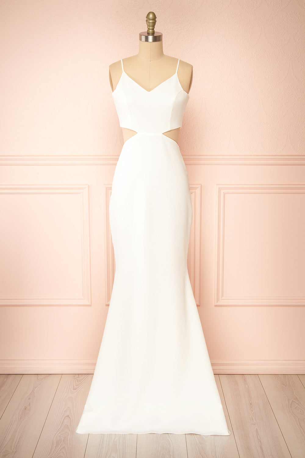 Kamilla Ivory | Maxi Mermaid Dress with Cut-Outs by Arti Gogna