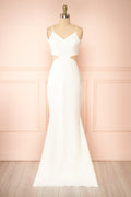 Kamilla Ivory | Maxi Mermaid Dress with Cut-Outs by Arti Gogna