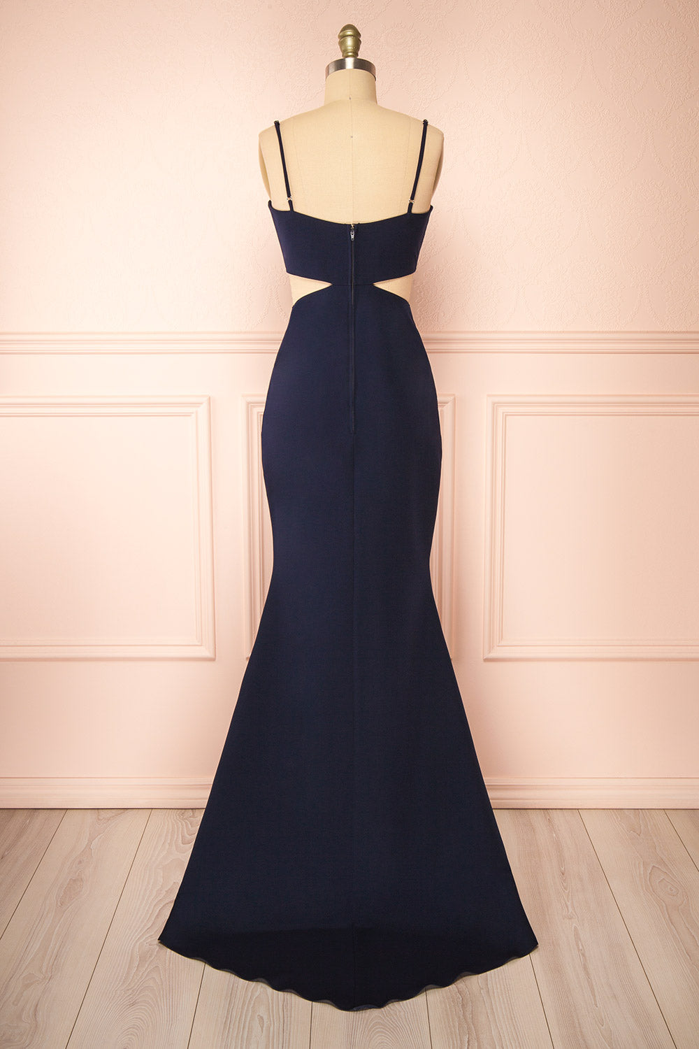 Kamilla Navy | Maxi Mermaid Dress with Cut-Outs by Arti Gogna