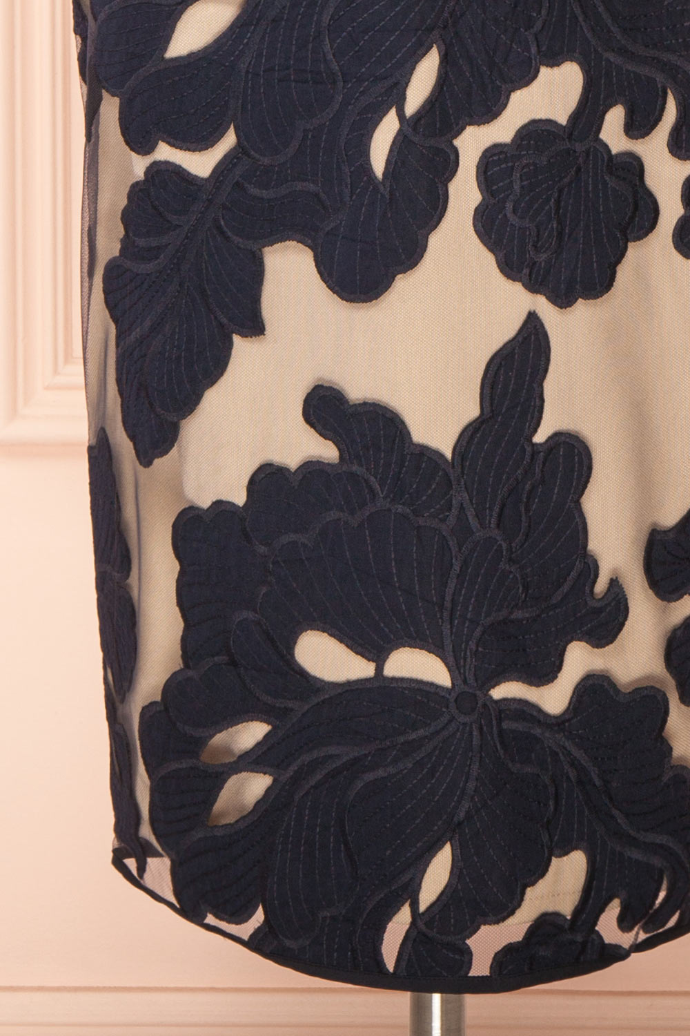 Karima | Floral Dress with Velvet Straps