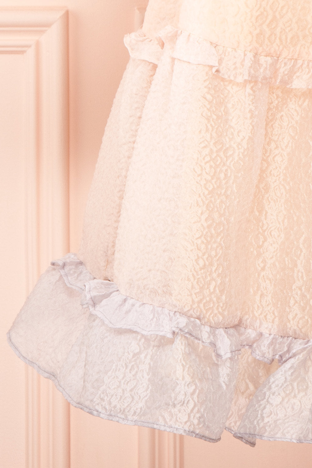 Kemlie | Short Multicolor Layered Dress with Ruffles