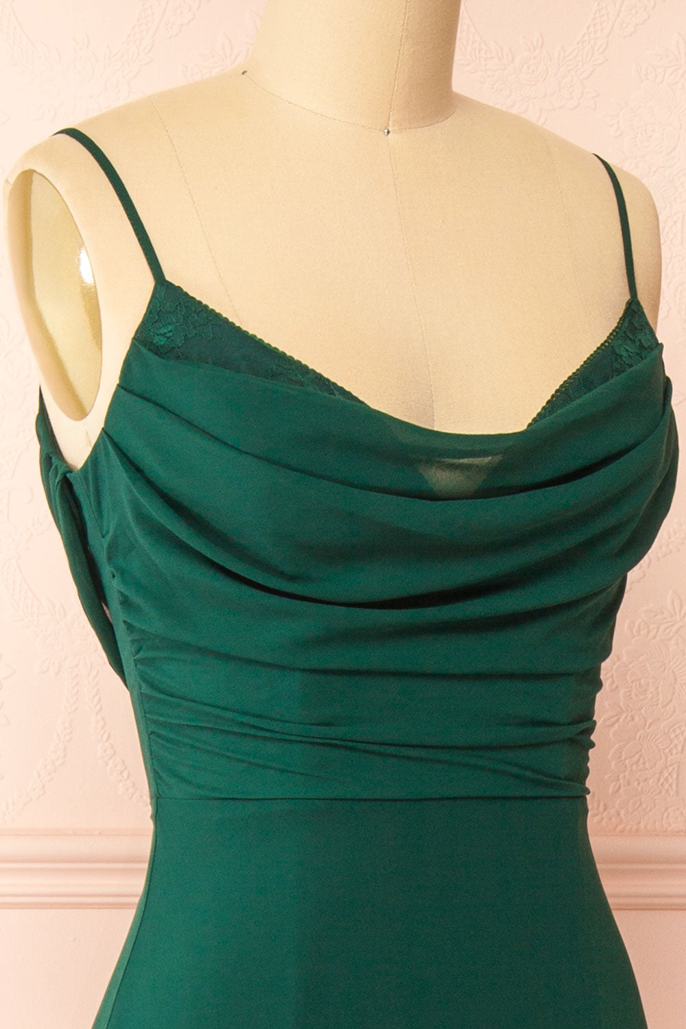 Kieran Green | A-Line Maxi Dress with Lace