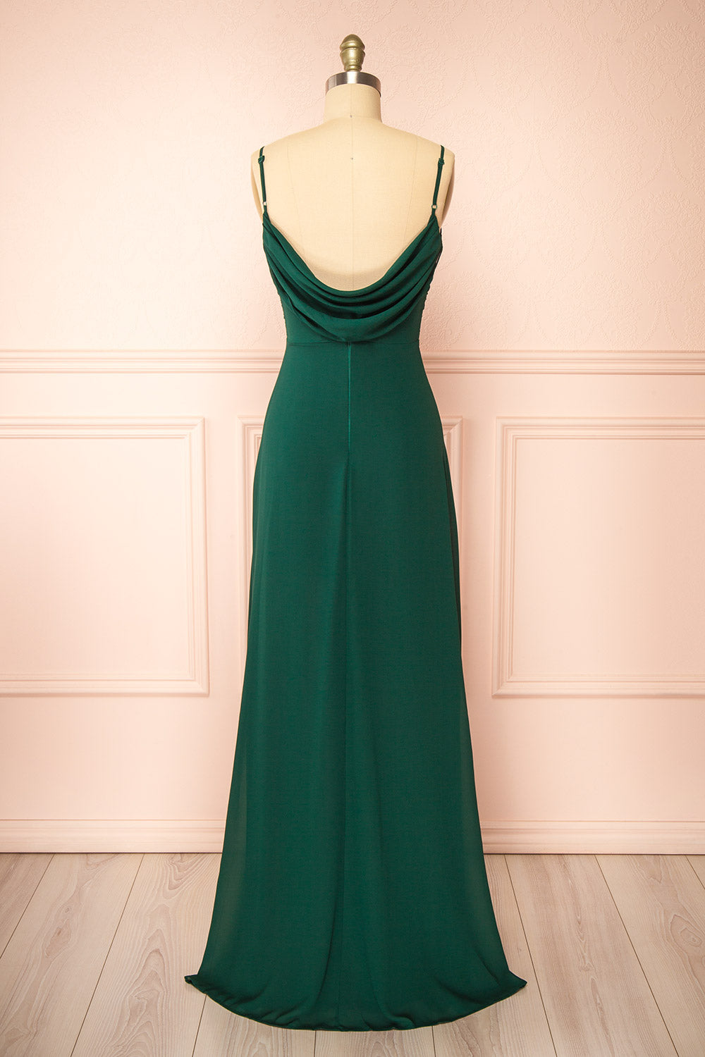 Kieran Green | A-Line Maxi Dress with Lace