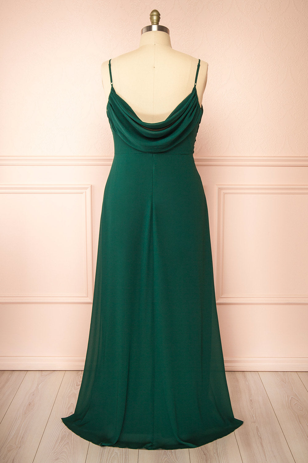 Kieran Green | A-Line Maxi Dress with Lace