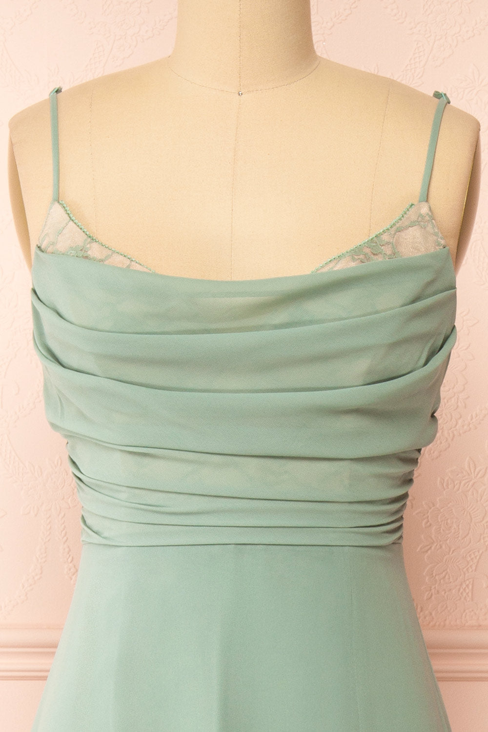 Kieran Sage | A-Line Maxi Dress with Lace