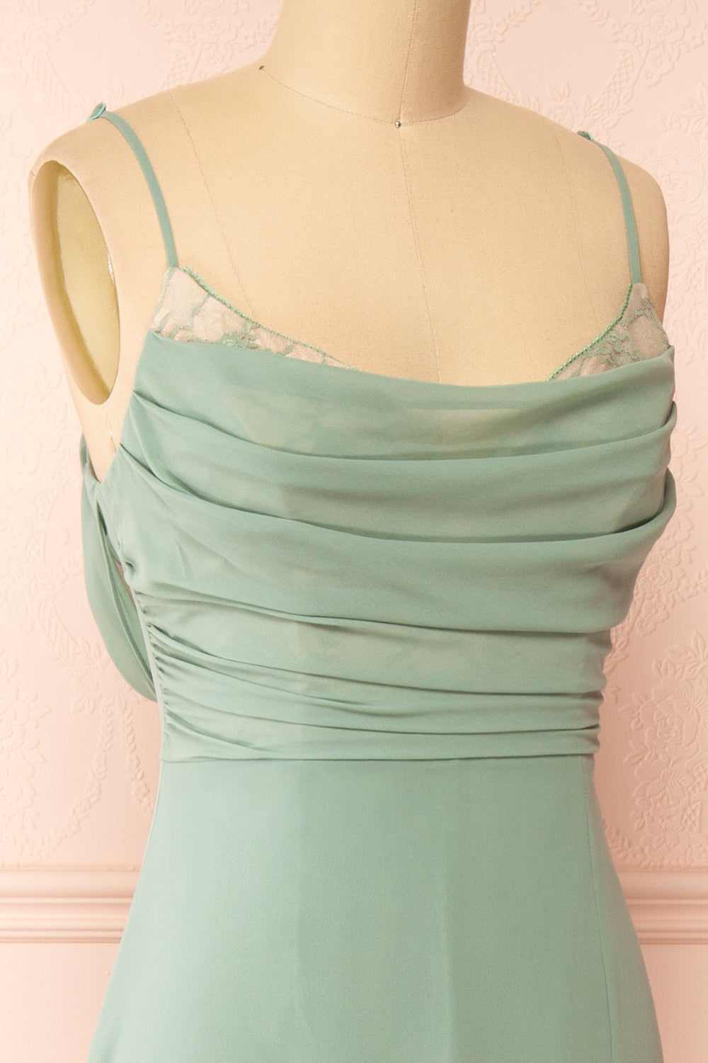 Kieran Sage | A-Line Maxi Dress with Lace