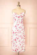 Lassie | Cowl Neck Floral Midi Dress