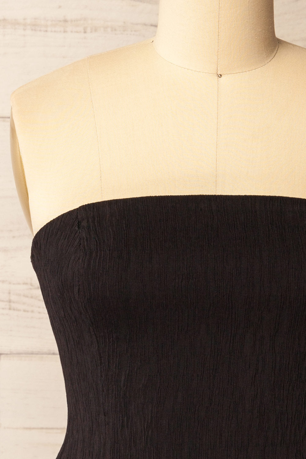 Lithgow | Mini Strapless Black Dress