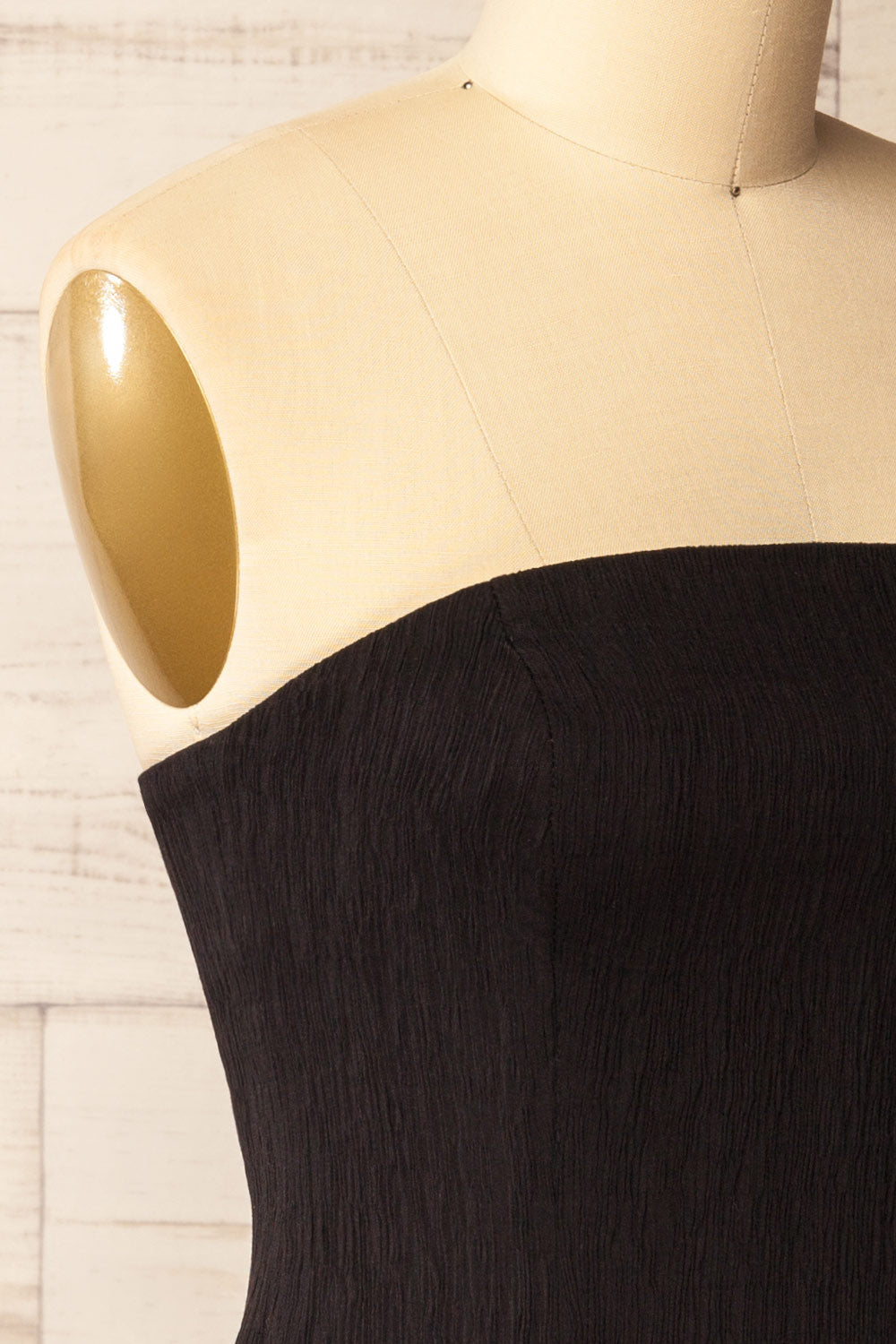 Lithgow | Mini Strapless Black Dress
