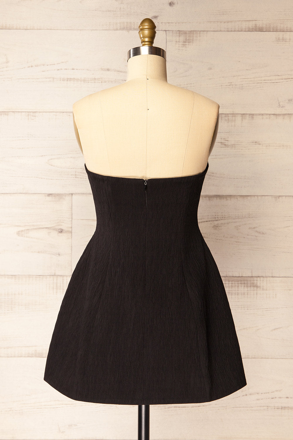 Lithgow | Mini Strapless Black Dress