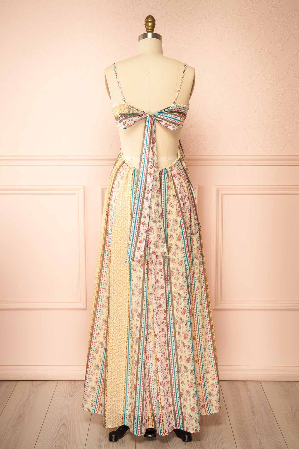 Lumora | Multicoloured Maxi Dress with Pockets