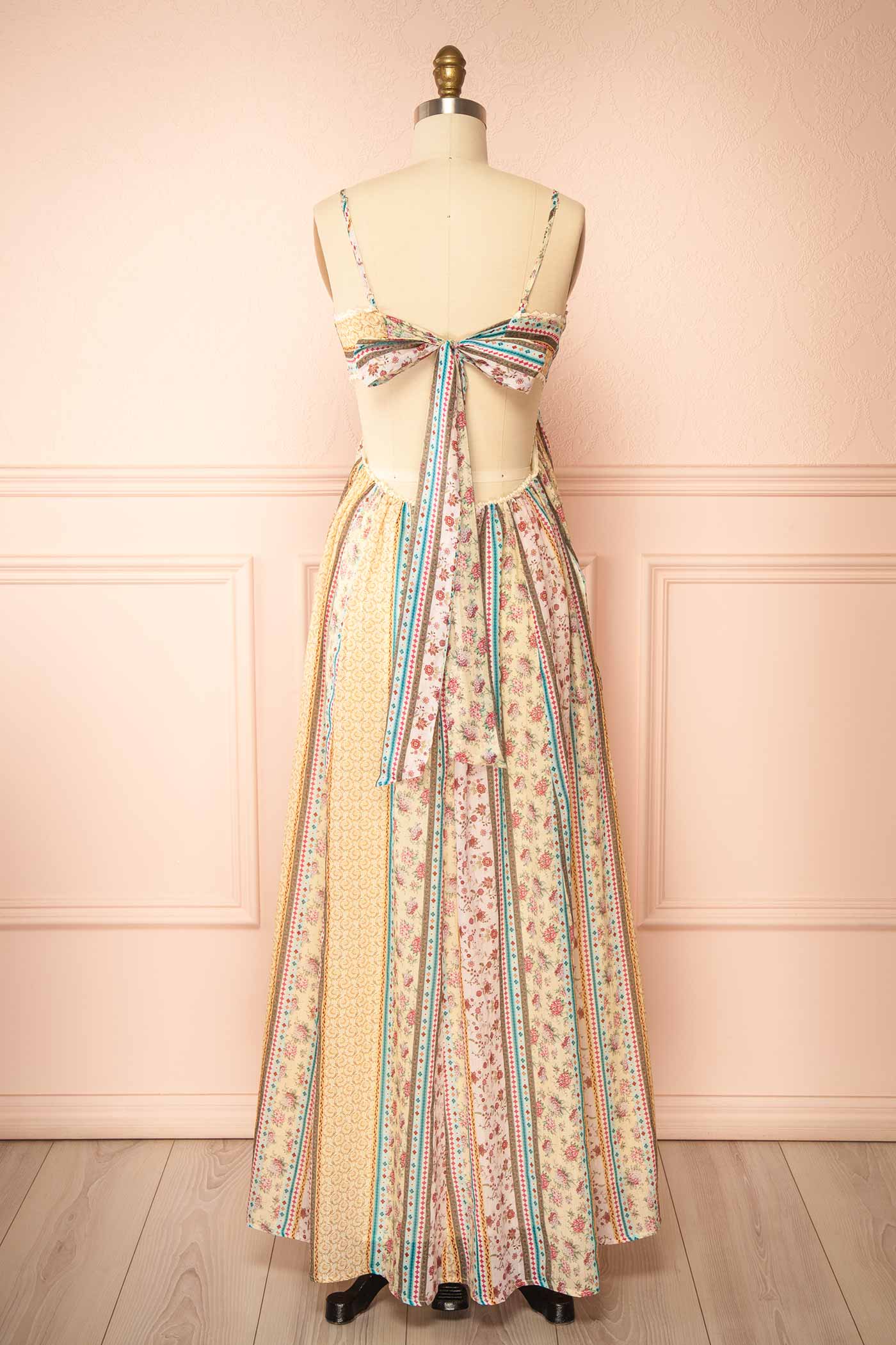 Lumora | Multicoloured Maxi Dress with Pockets