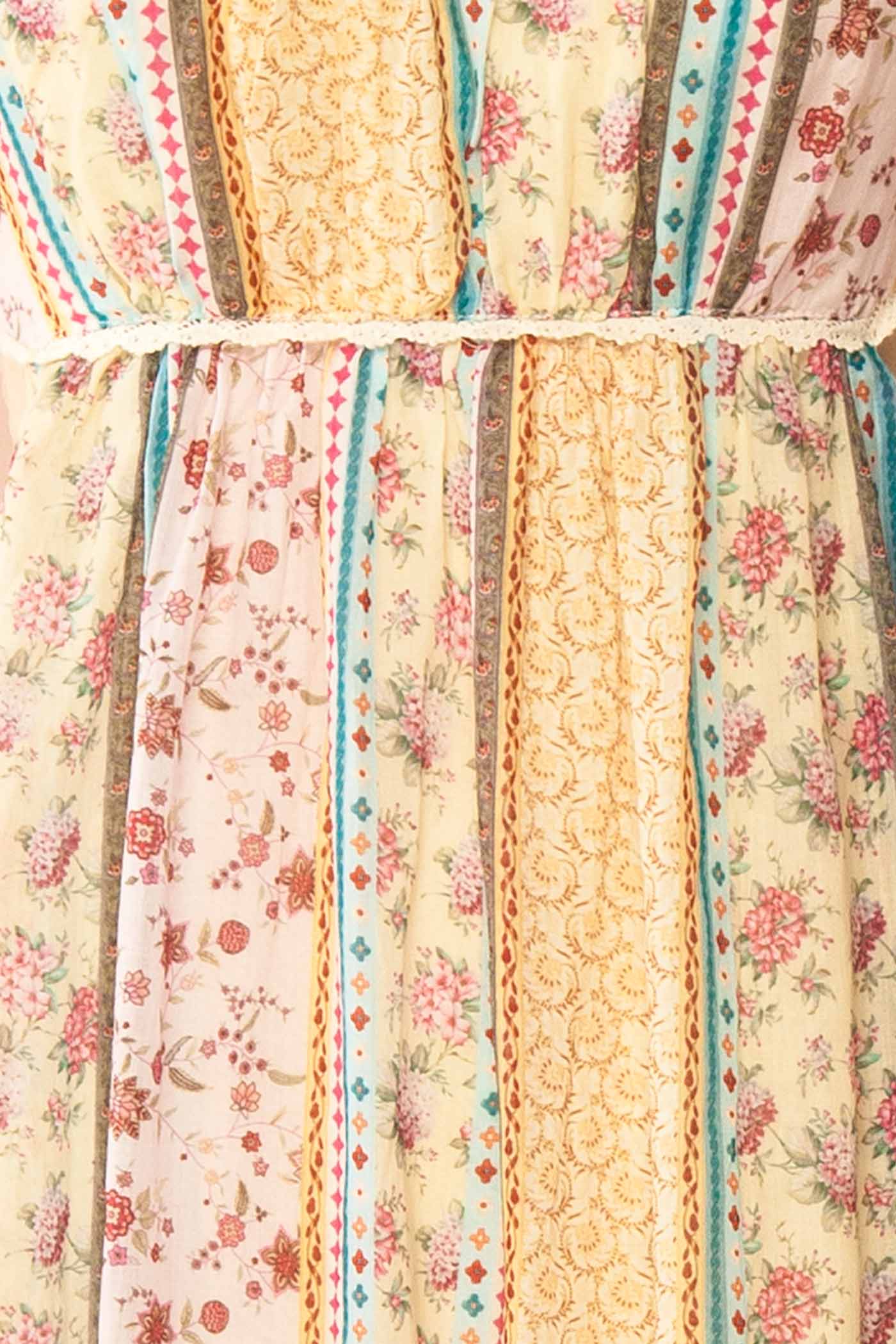 Lumora | Multicoloured Maxi Dress with Pockets