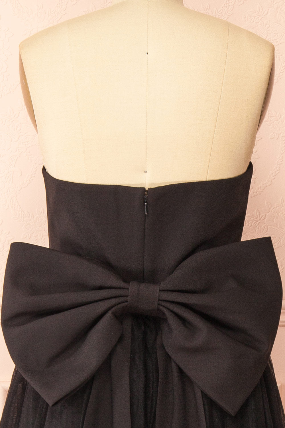 Makoto Black | Maxi Strapless A-Line Dress