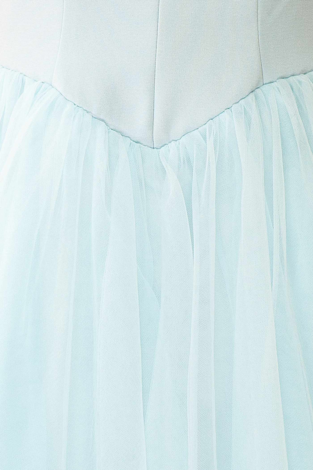 Makoto Blue | Maxi Strapless A-Line Dress