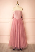 Makoto Pink | Maxi Strapless A-Line Dress