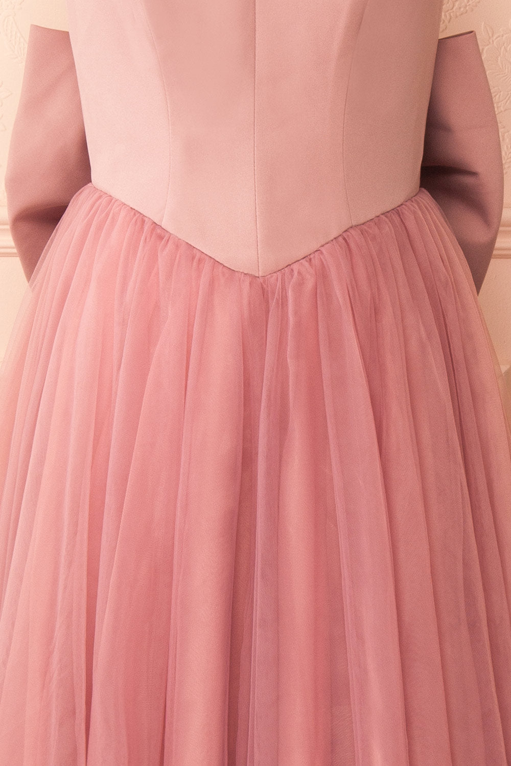 Makoto Pink | Maxi Strapless A-Line Dress