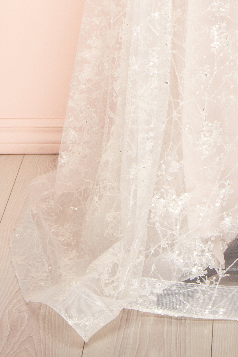 Melodie | Wedding Corset Dress w/ Floral Lace