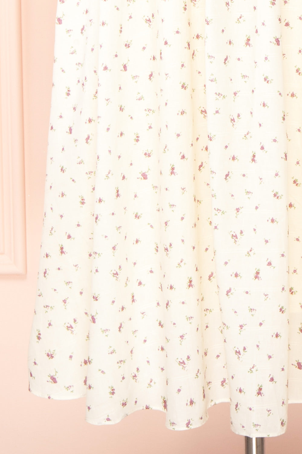 Milka | Long Sleeve Floral Midi Dress with Empire Waist