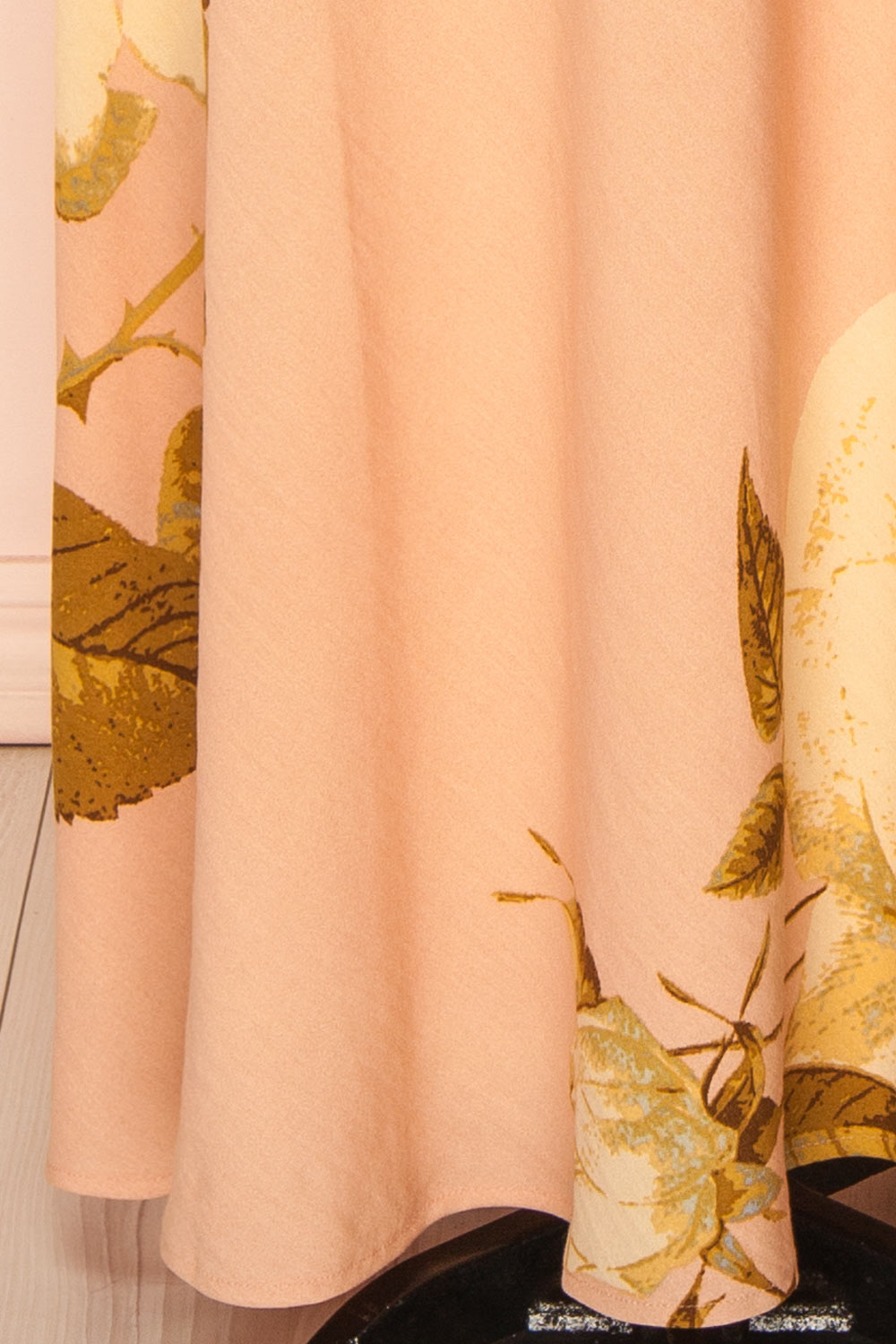 Moufida | Strapless Pink Maxi Dress with Pockets