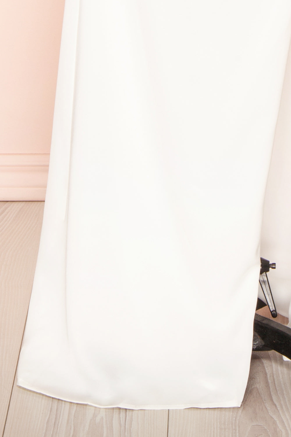 Namie Ivory | Corset Maxi Dress with Removable Straps