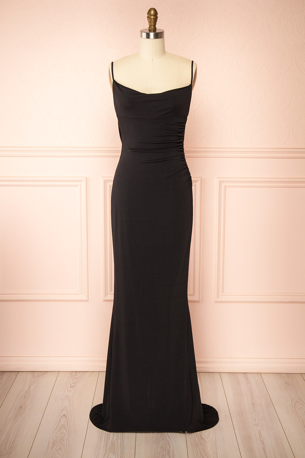Nayla Black | Mermaid Maxi Dress with Open Back